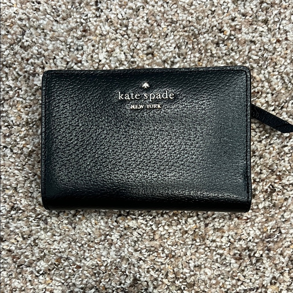 Kate Spade Black Textured Wallet